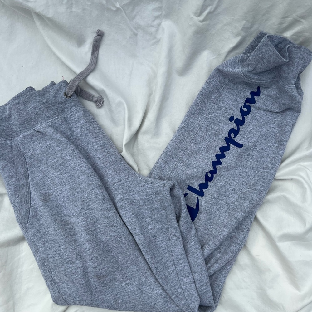 Grey champion joggers
